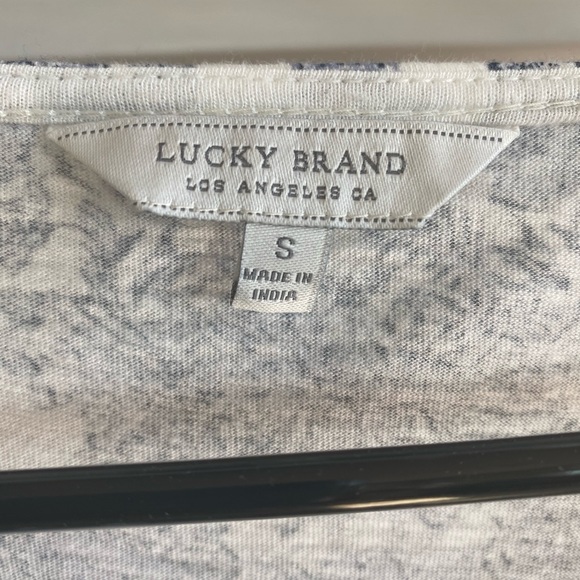 Lucky Brand Tie Front Top Shirt - Picture 7 of 7